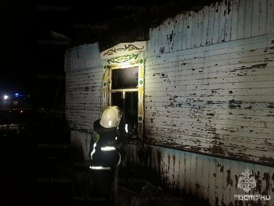 Пожар в селе Чулково: жилой дом полностью выгорел, пострадавших нет