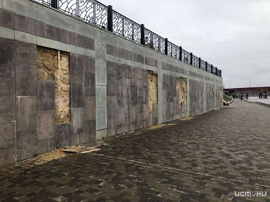 В Орле набережные р. Оки продолжают разрушаться. Подрядчик за 5 лет после реконструкции объекта ни разу не вышел на гарантийный ремонт