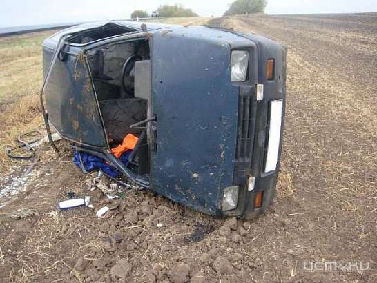 В Ливенском районе мужчина пострадал, перевернувшись на «Оке»