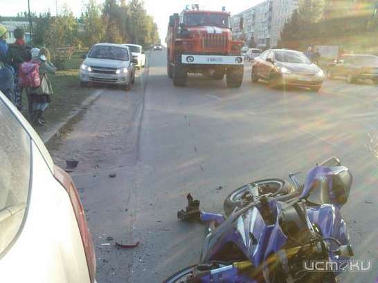 В Орловской области в ДТП пострадал мотоциклист