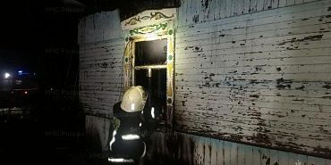 Пожар в селе Чулково: жилой дом полностью выгорел, пострадавших нет