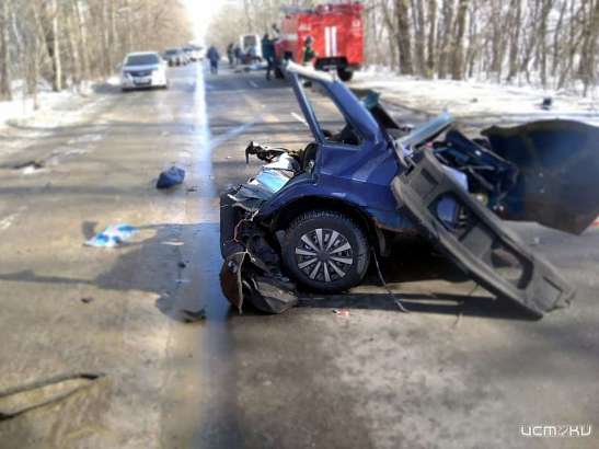 На Орловщине произошла жуткая авария. Погибли два человека