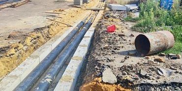 На улице Максима Горького в Орле обновляют теплосеть: 200 метров труб заменят к отопительному сезону