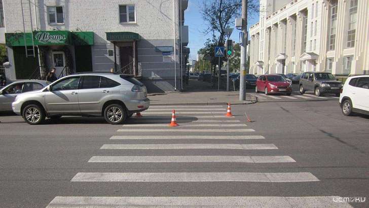 В Орле «Lexus» сбил ребенка на пешеходном переходе 