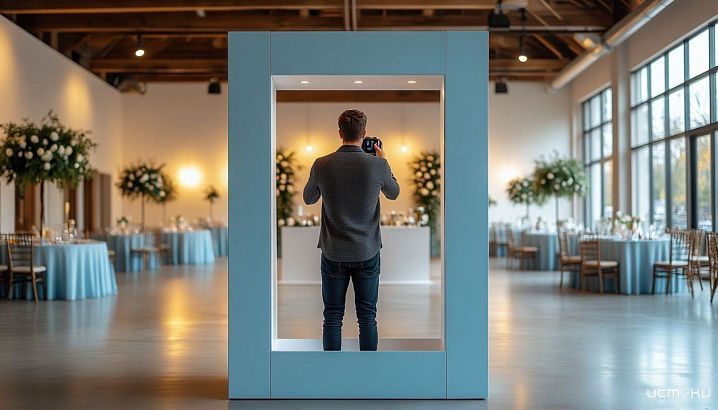 Почему фотобудка стала трендом на свадьбах и корпоративах