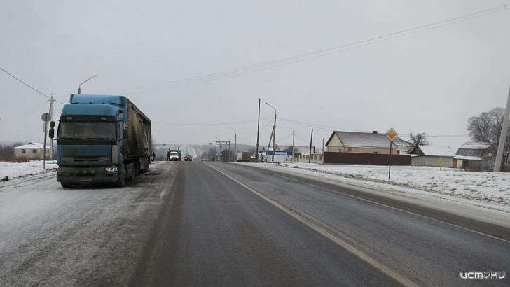 В Орловской области культиватор столкнулся с многотонной фурой