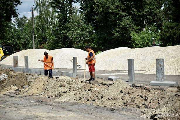 В Орловской области началось благоустройство бульвара