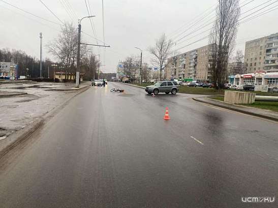 В Орле джип сбил пенсионера-велосипедиста