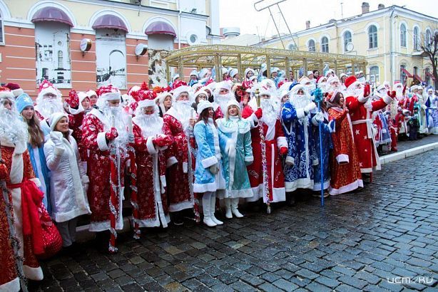 Шествие Дедов Морозов и Снегурочек состоится в Орле в конце декабря