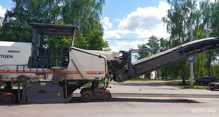 В Болхове начали ремонт улицы Ленина