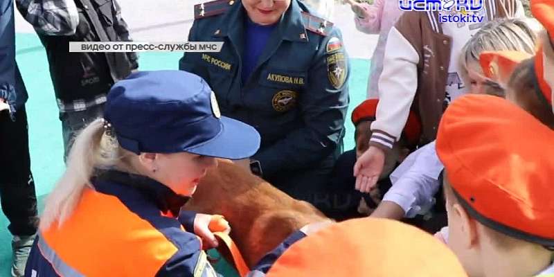 МЧС в гостях у детского сада