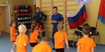 Сотрудники МЧС России по Орловской области посетили детский сада №1!