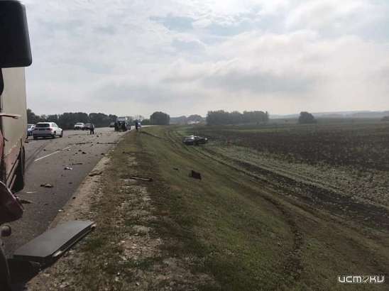 Под Орлом в аварии погиб пенсионер