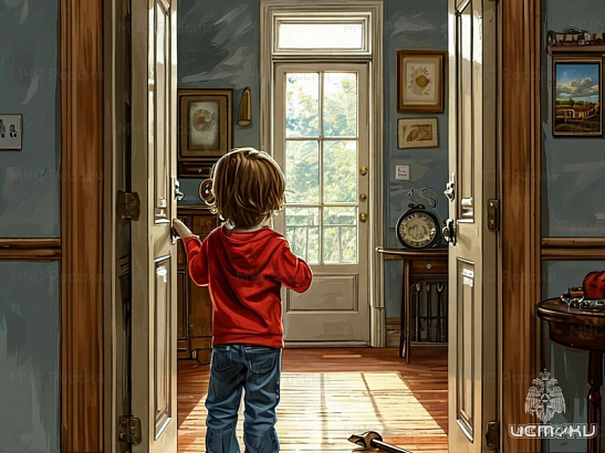 Орловские пожарные спасли ребенка из запертой комнаты 