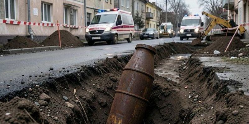 В Малоархангельске при земляных работах нашли авиабомбу времён войны — опасную находку обезвредили