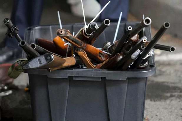 У орловчан изъяли более 30 единиц оружия