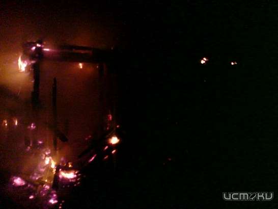 При пожаре погиб человек