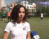 На спортплощадке около "Ледовой арены" прошла тренировка под открытым небом