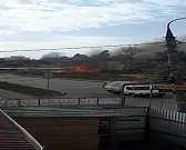 Видео: в Орле полыхала стихийная свалка