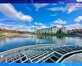 Фонтан у завода Медведева заработал, но не полностью. Экспресс - новости.
