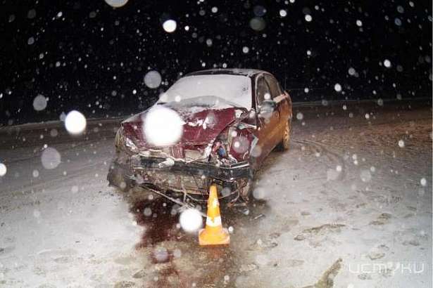 На Орловщине ночью произошло лобовое столкновение двух авто