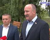 Выездное заседание народных избранников. Областные депутаты посмотрели как благоустраивается село Звягинки