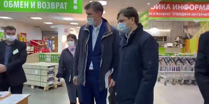 Видео: орловский губернатор отправился в рейд по магазинам и предприятиям