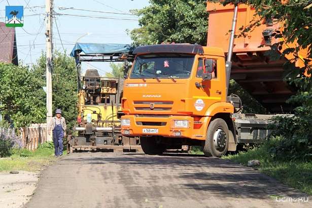 В Орле продолжается отсыпка частного сектора асфальтогранулятом