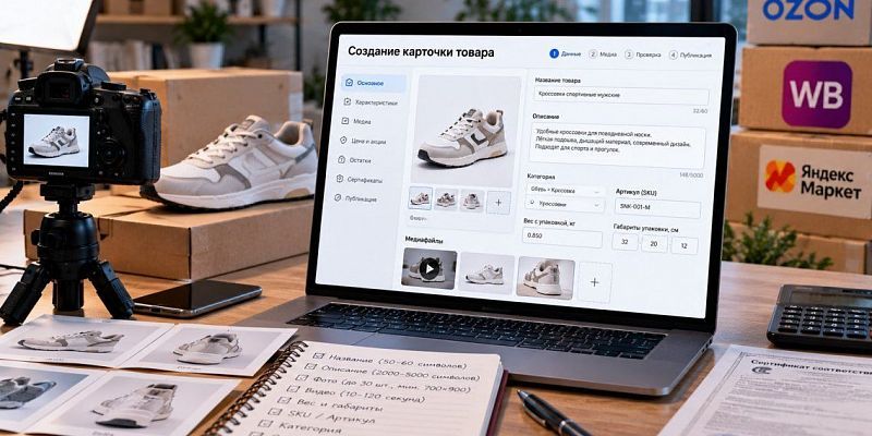 Как создать карточку товара на маркетплейсе по шагам