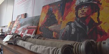 Областной этап ежегодного конкурса детского творчества прошёл на днях в первой пожарноспасательной части 