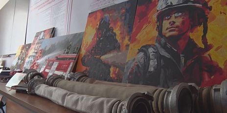 Областной этап ежегодного конкурса детского творчества прошёл на днях в первой пожарноспасательной части 