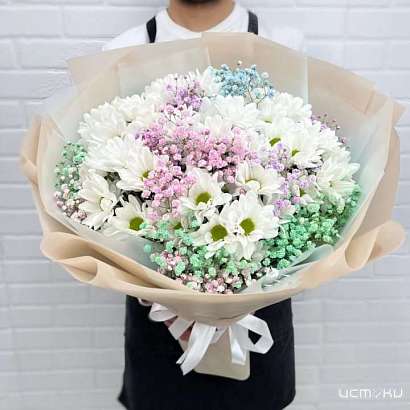 Тренд флористики 2024 – букеты из гипсофилы