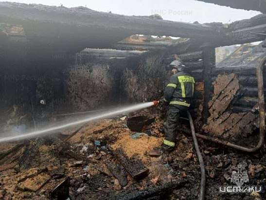 Во Мценском районе при пожаре погиб мужчина