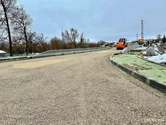 Колхозный мост в Орле готов на 3/4