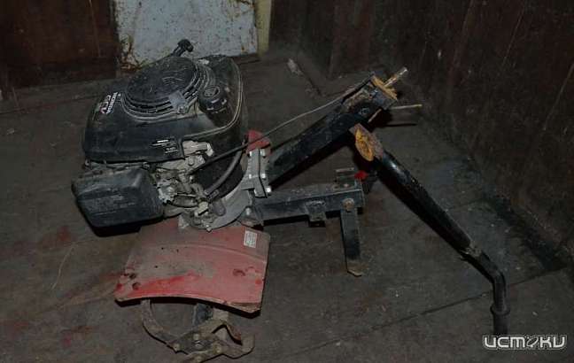 У кромчанина земляки украли мотоблок