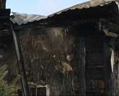 В Орле горел двухэтажный дом на улице Благининой