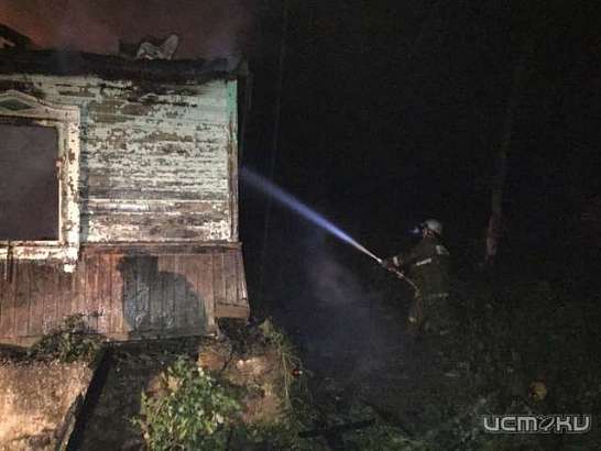 Во Мценском районе сгорел дом