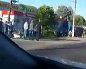 В Орловской области перевернулась фура. Видео