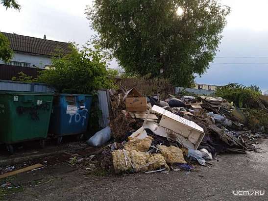 Орловчане сообщают о невывезенном мусоре двухмесячной давности