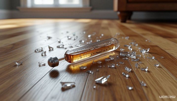 Что делать сразу после того, как градусник разбился: пошаговая инструкция по безопасности