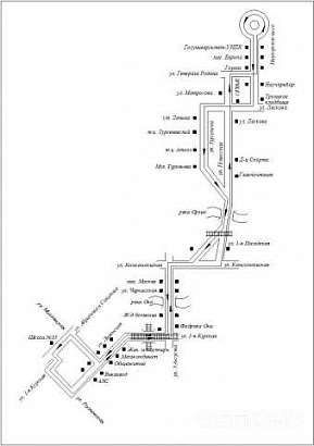 СХЕМА маршрута № 43