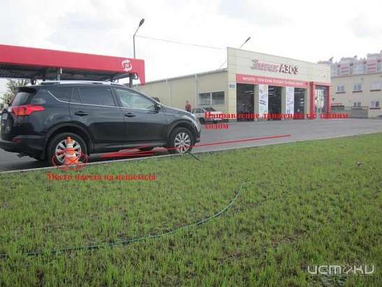 В Орле автоледи на кроссовере сбила пешехода