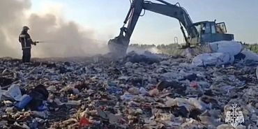Мценский полигон ТБО остаётся угрозой для жителей — задымление не ликвидировано