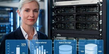 История и позиционирование Fujitsu ETERNUS DX100 S5: от предыдущих поколений к современной гибридной СХД