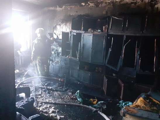 8 марта в городе Орле произошел пожар: погиб 66-летний хозяин квартиры