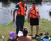 Инспекторы ведомства по маломерным судам вновь напомнили o безопасности на водоемах в купальный сезон.