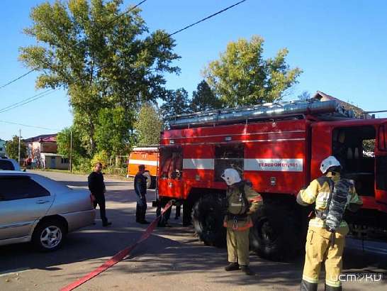 Орловские пожарные “потушили” полицию