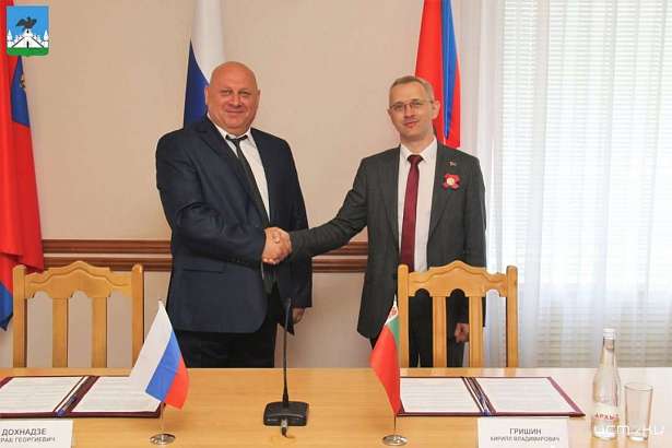 Советский район Орла и Октябрьский район Минска подписали соглашение о сотрудничестве