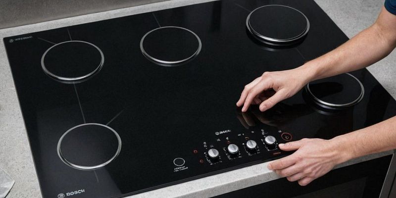 Как разблокировать варочную панель Bosch?