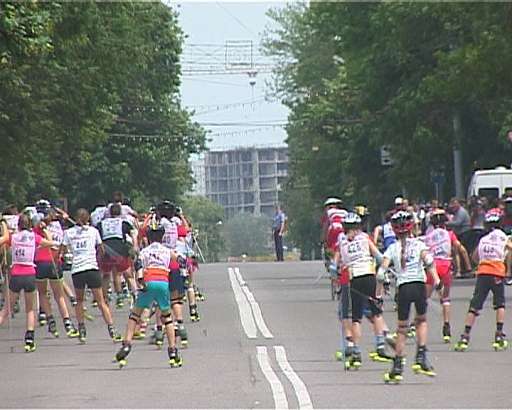 Велогонка и лыжероллеры